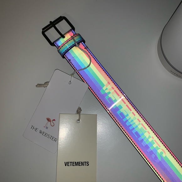 Vetements Other - VETEMENTS | Rainbow Hologram Belt